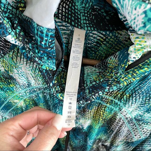 Lululemon Seawheeze 2016 Gather Me Slightly Mo Money Zip Up Mo Money Bali Breeze - Picture 7 of 10